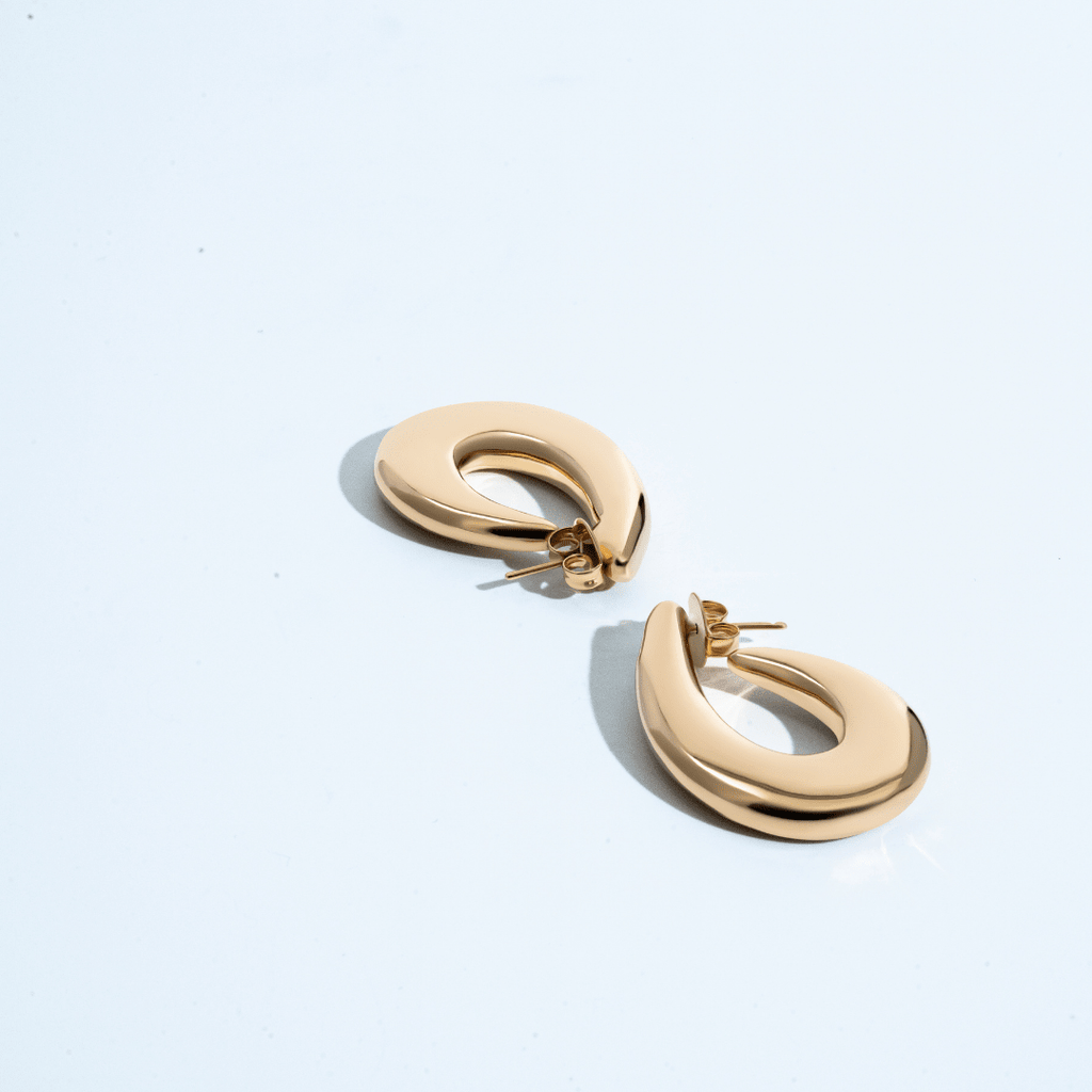 Clara Gold Hoops - Alegant - Denise Pacini