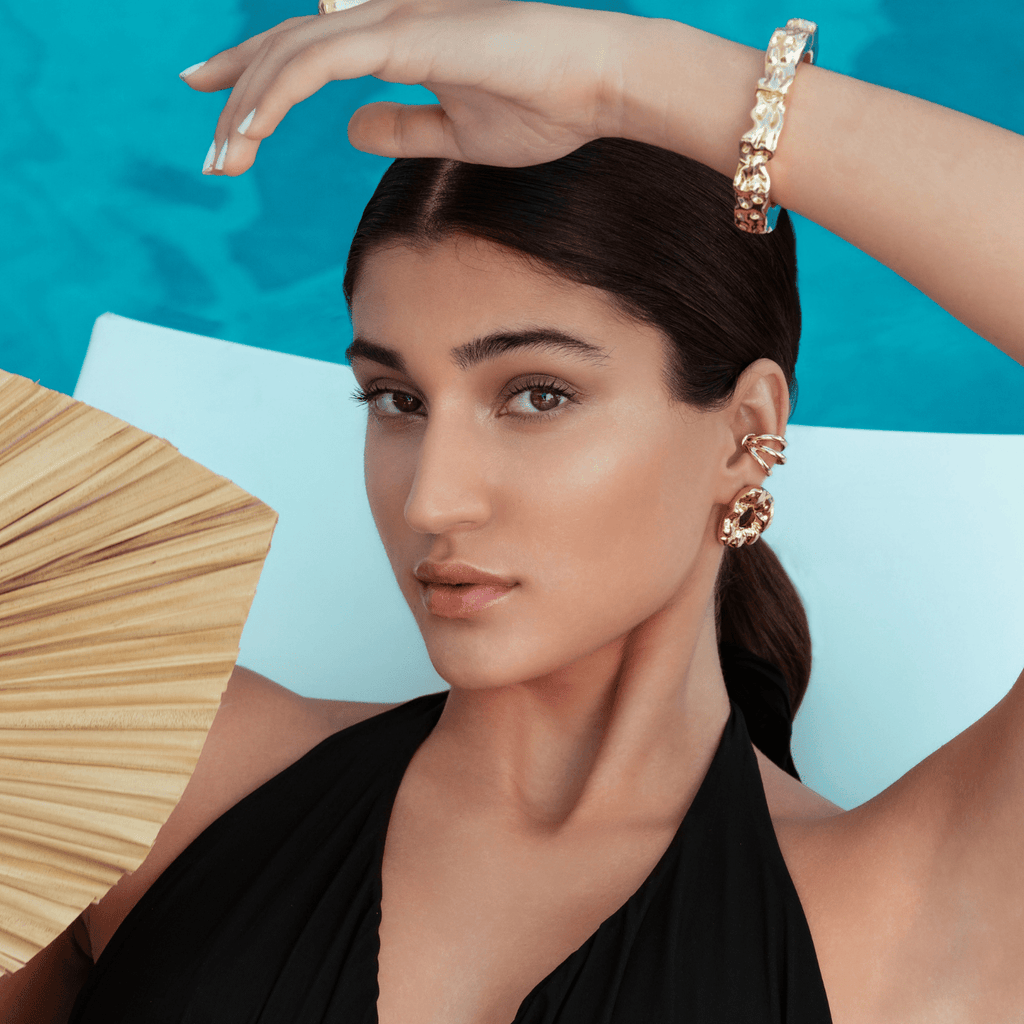 Ellen Gold Ear Cuff - Alegant - Denise Pacini
