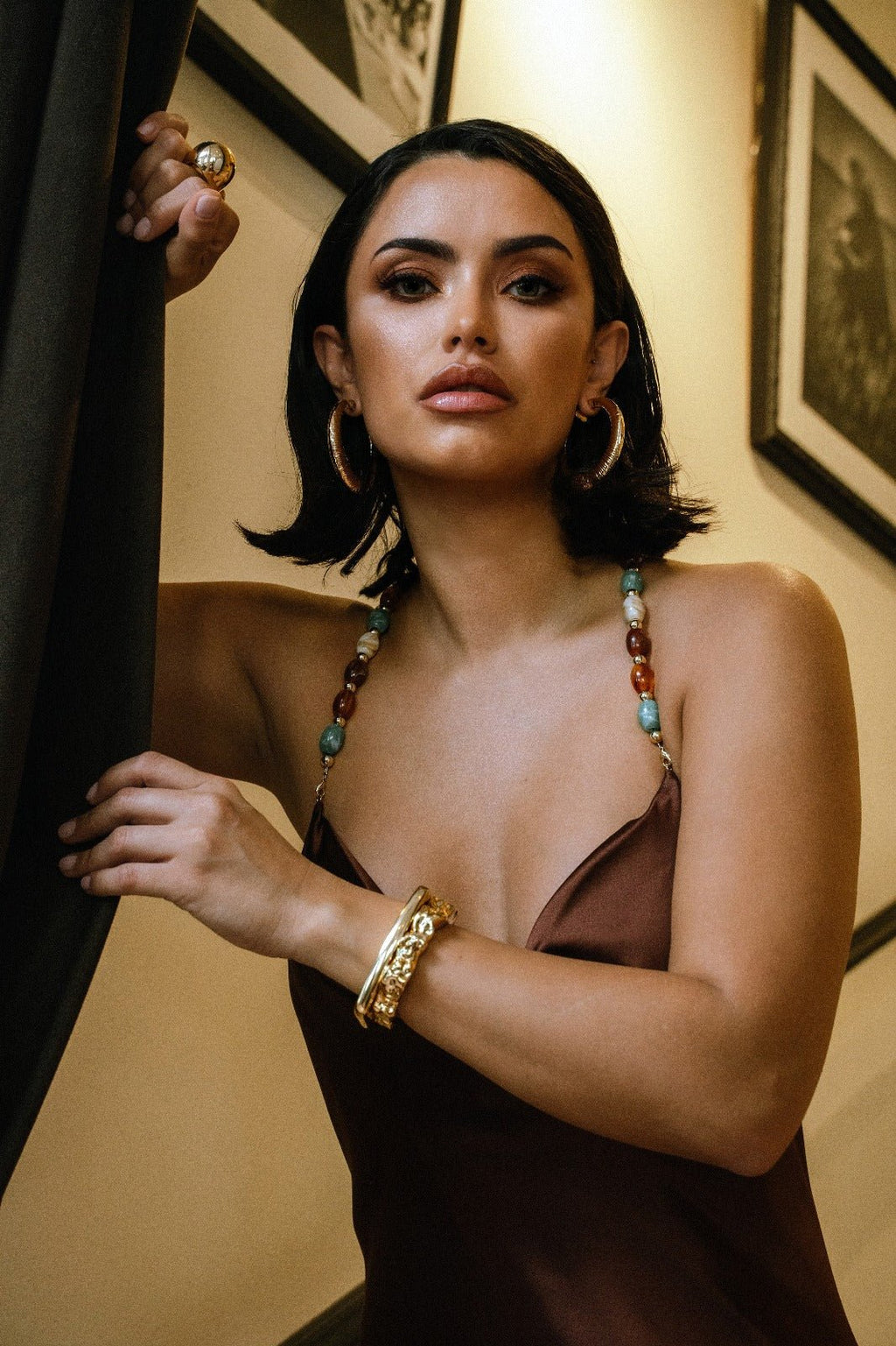 Jolie Gold Hoops - Alegant - Denise Pacini