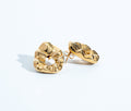 Nathalia Sculpted Hammered Earrings