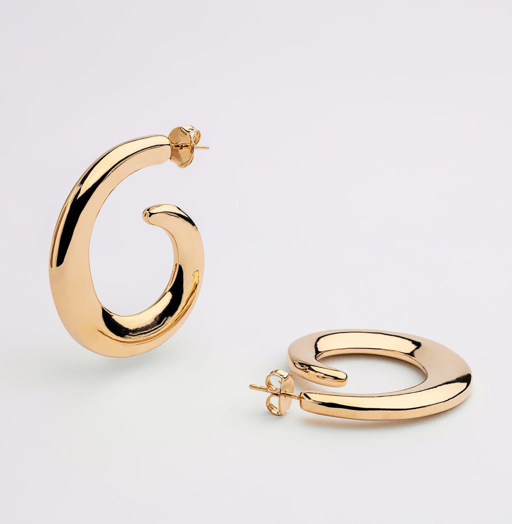 Noemie Gold Hoops - Alegant - Denise Pacini