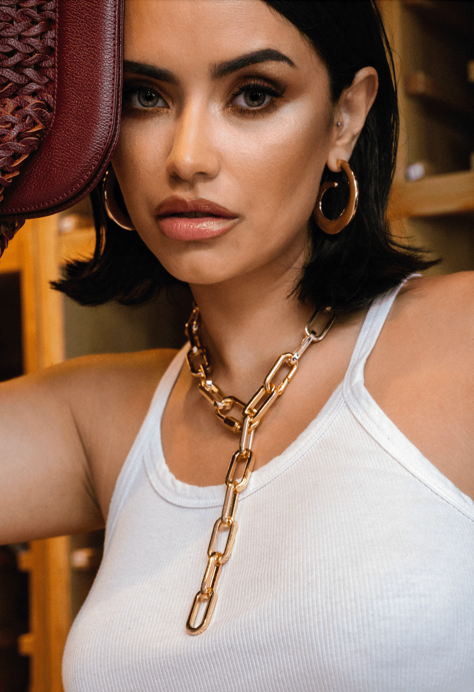Noemie Gold Hoops - Alegant - Denise Pacini