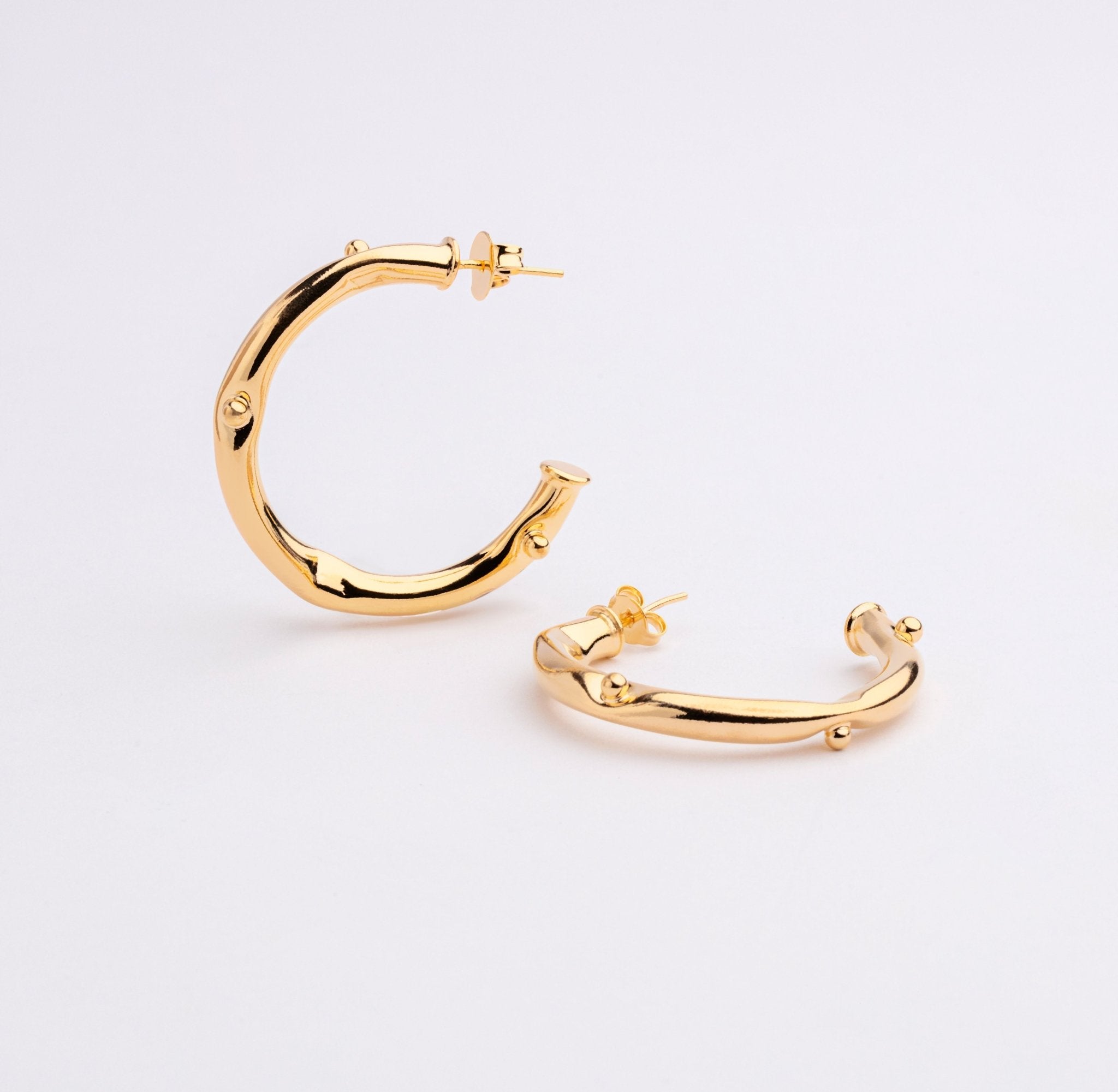 Zaira Gold Hoops - Alegant - Denise Pacini
